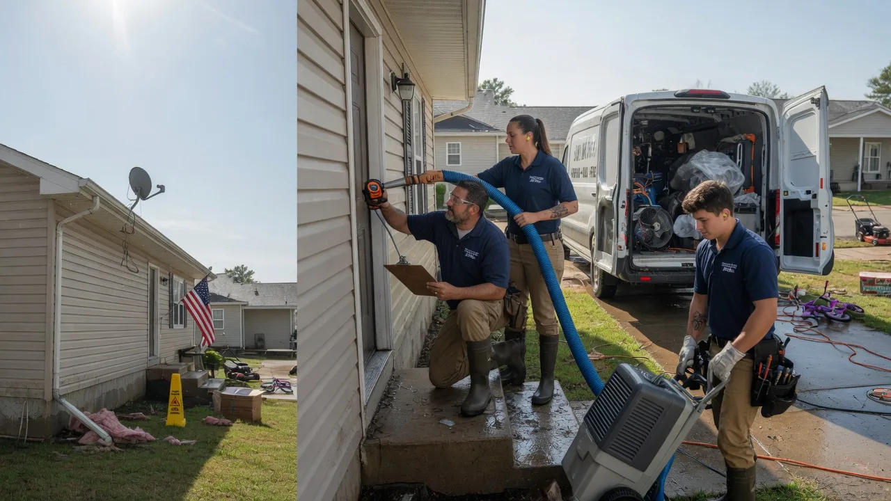 Ceiling Water Damage Restoration in Pontotoc, MS near me