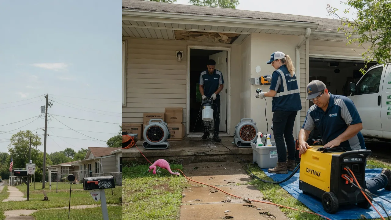 Storm Damage Water Removal in Pontotoc, MS near me